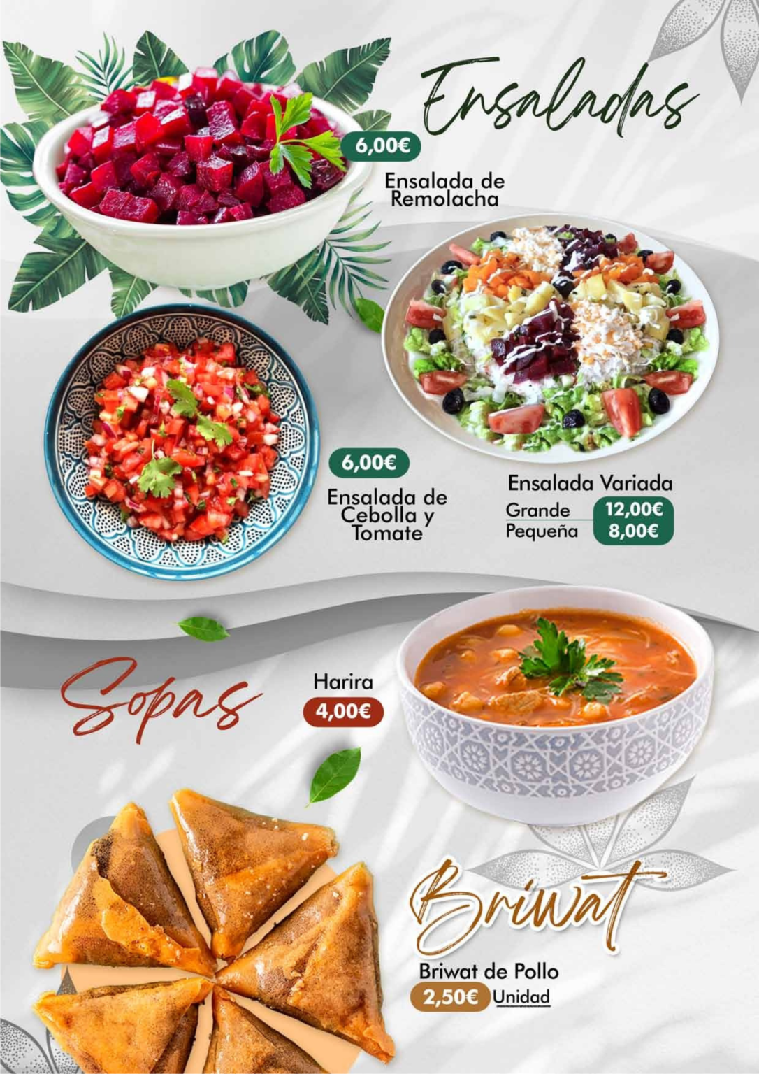 pagina 1 menu